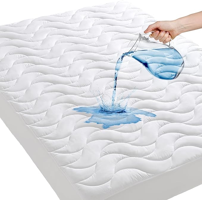 GRT Twin Mattress Protector, 100% Waterproof Mattress Protector Twin by GRT