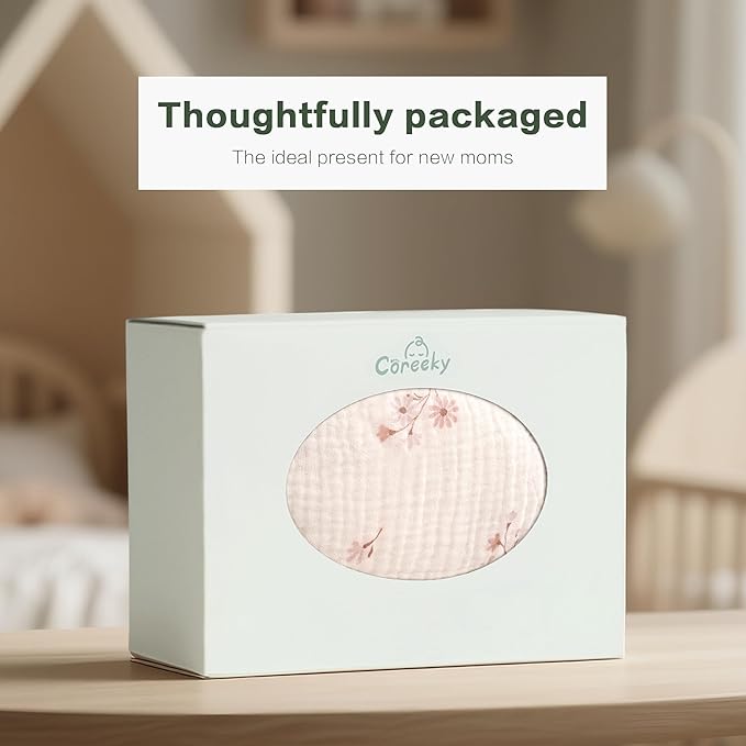 Muslin Bedside Sleeper Bassinet Fitted Sheets, 3 Pack Cotton Baby Sheet - Image 6