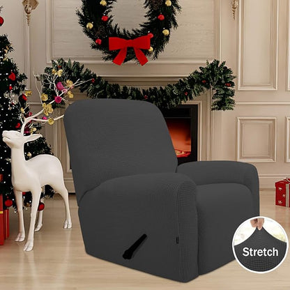 Easy-Going Recliner Stretch Sofa Slipcover Sofa Cover 4-Pieces Furniture - Image 2