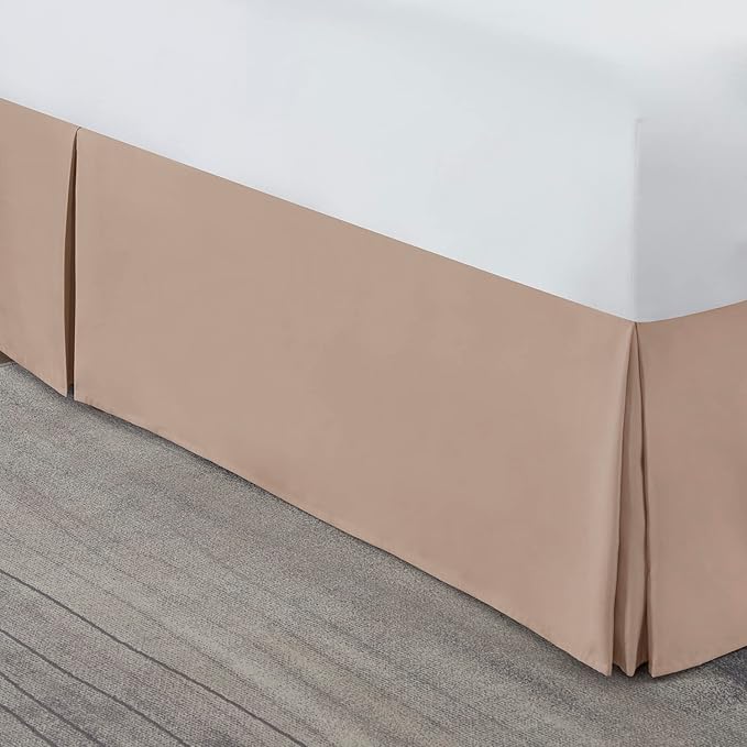 Nestl Taupe Full Bed Skirt - Image 8