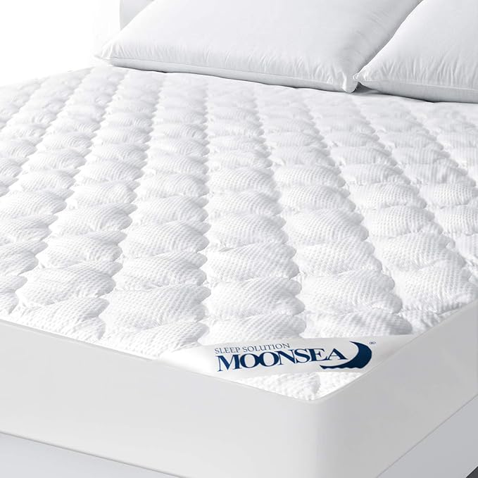 Queen Air Mattress Pad Cover Thick Quilted Inflatable Matresss Topper, Super - Image 7