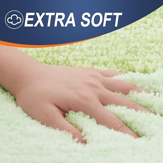 OLANLY Bathroom Rug Mat 30x20, Extra Soft and Absorbent Microfiber Bath Rugs - Image 2