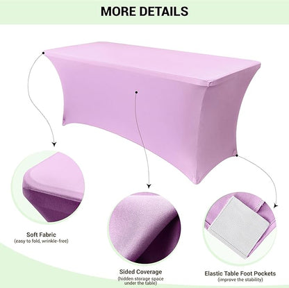Obstal 6ft Stretch Spandex Table Cover - Image 3