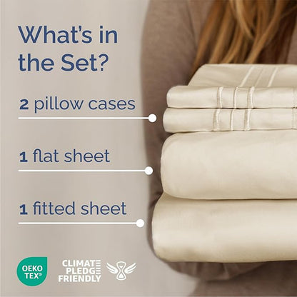 Queen Size 4 Piece Sheet Set - Image 2