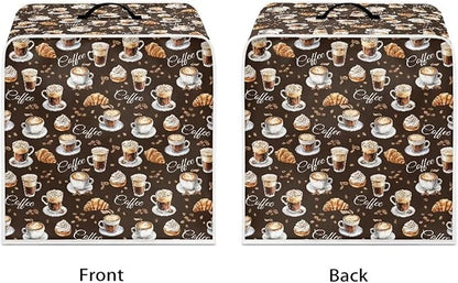 Coffee Maker Covers With Top Handle Folding Coffee Machine Dust Covers - Image 2