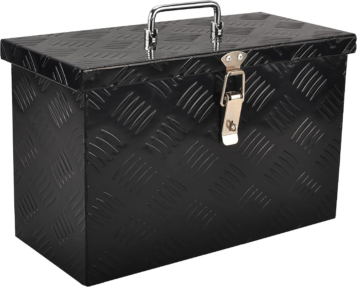 16'' inch aluminum truck bed tool box black(16"x7.5"x10"), main product view