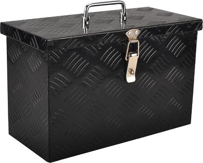 16'' inch aluminum truck bed tool box black(16"x7.5"x10"), main product view