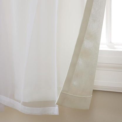 TOWN & COUNTRY LUXE Talia Double Layer Indoor Curtains, Sheer and Room - Image 3