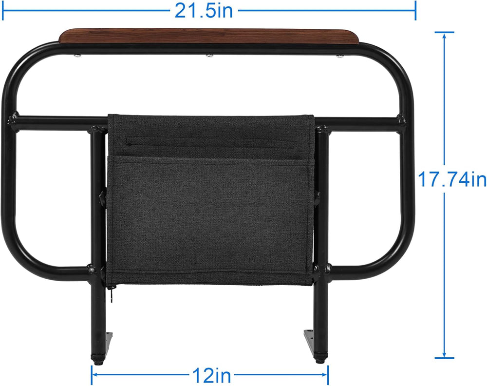 Bed Rail for Adjustable Bed for Elderly, Screw Into Wood Board 1 pc