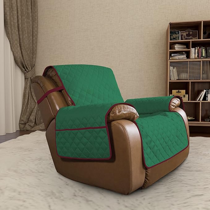 Easy-Going Oversized Recliner Chair Slipcover Reversible Sofa Cover Water - Image 2