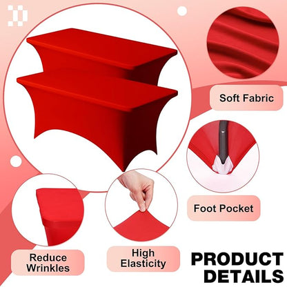 Trlyc 2 Pack 4FT Spandex Table Cloth - Image 3