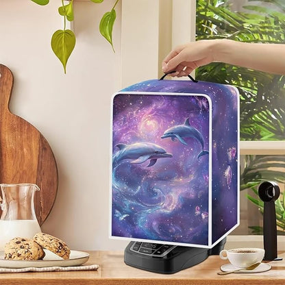 Mumeson Galaxy Dolphin Coffee Maker Cover, Blender Dust Cover Juice Machine - Image 4