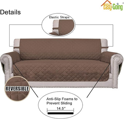 Easy-Going Reversible Loveseat Couch Cover - Image 3