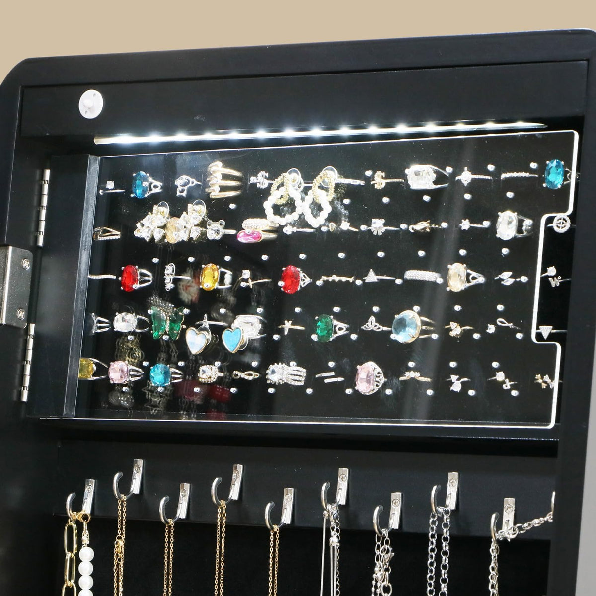 standing mirror jewelry cabinet full length mirror jewelry on a desk or shelf