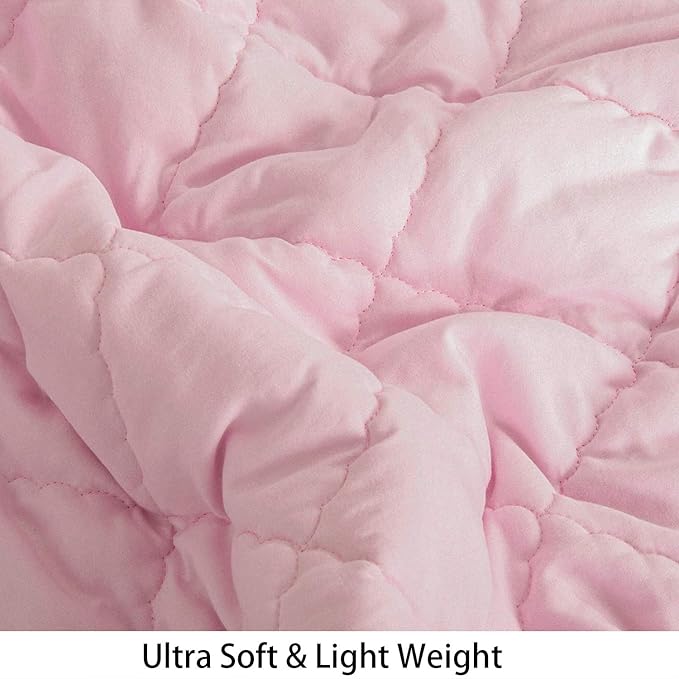 NTBAY Down Alternative Oversized Toddler Comforter, Super Soft and Warm Solid - Image 3