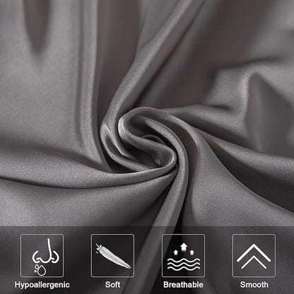 Mulberry Silk Pillowcase for Hair and Skin, Cooling Silk Pillow Case - Image 3