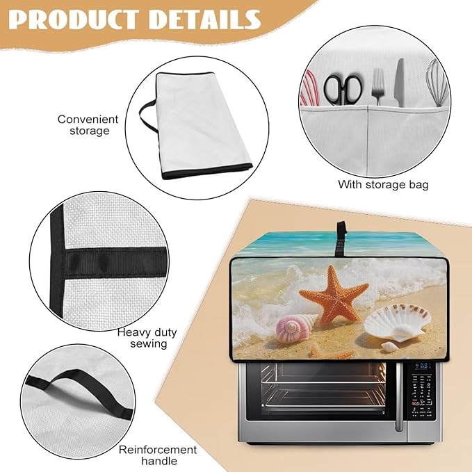 Air Fryer Toaster Oven Dust Cover Countertop Microwave Dust Cover Protector - Image 5