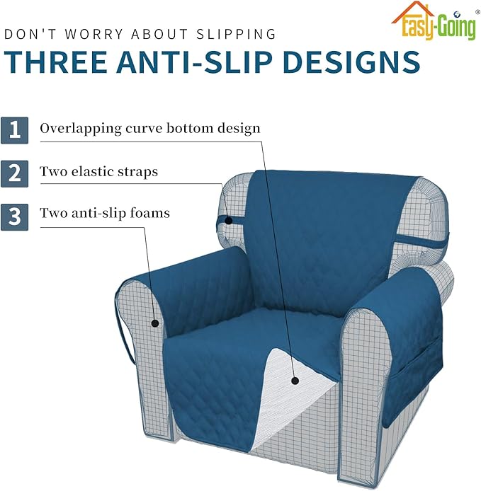 Easy-Going Sofa Slipcover Chair Cover Waterproof Couch Cover Washable Sofa - Image 3