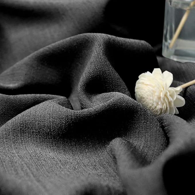 BGment Natural Linen Look Semi Sheer Curtains - Image 2