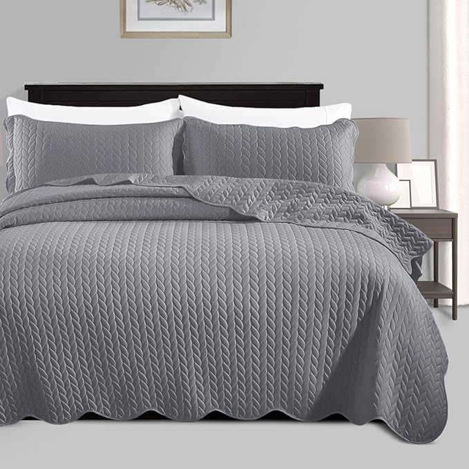 IR Imperial Rooms King Quilt Bedding Set Size + 2 Pillow Shams by IRImperialRooms