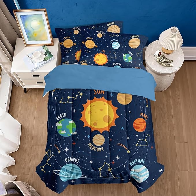 SANDJEST Solar System Duvet Cover Sets Full Size by SANDJEST