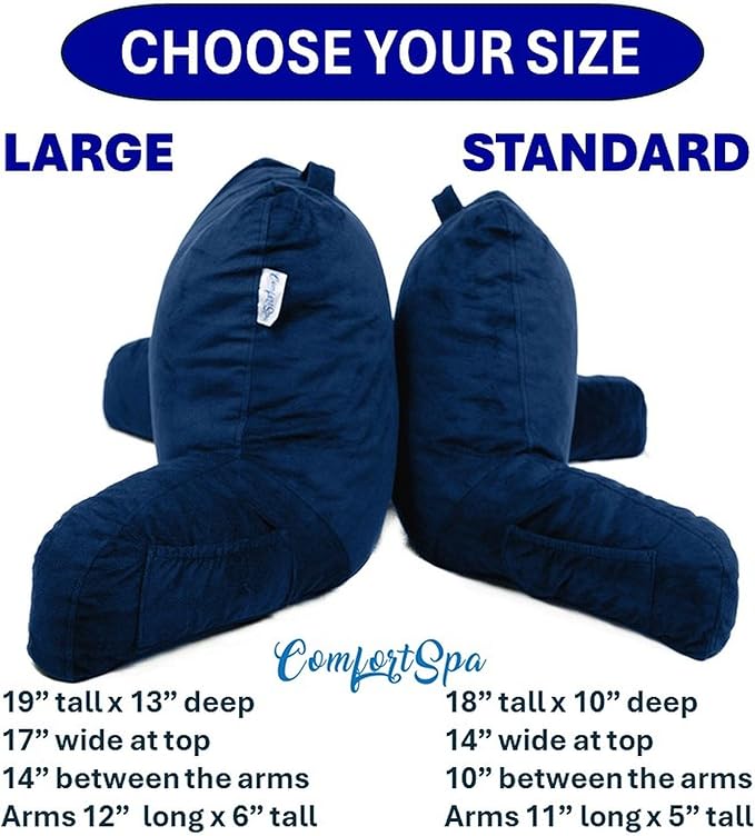 ComfortSpa Reading Pillow for Kids Teens Adult, Back Rest Pillow - Image 4