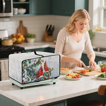 Christmas Microwave Oven Cover Air Fryer Toaster Oven Dust Cover - Image 3