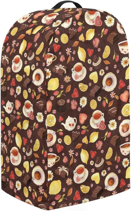 Lemons Chocolates Tea Blender Dust Cover Brown Food Processor Cover Coffee - Image 4