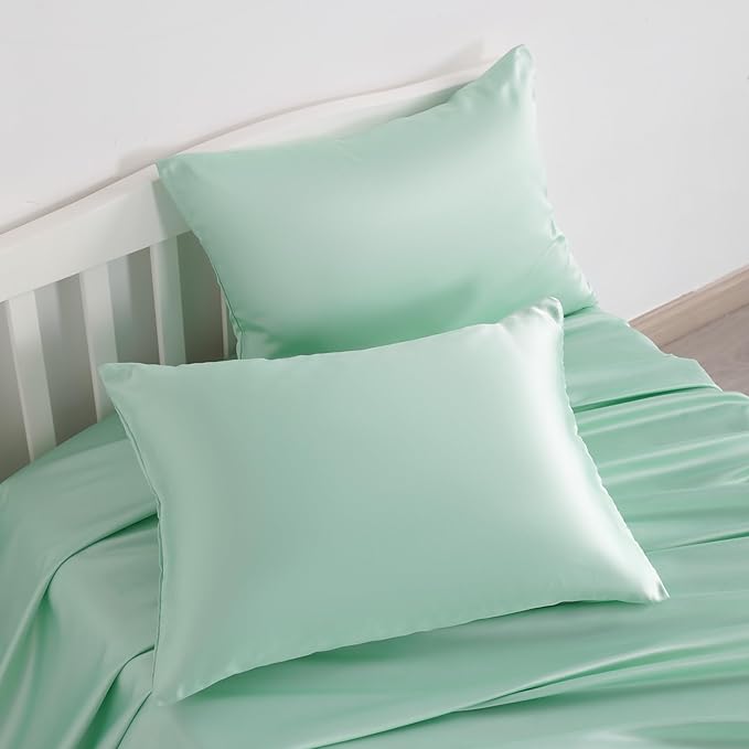 NTBAY Zippered Silk Satin Toddler Pillowcases - Image 6
