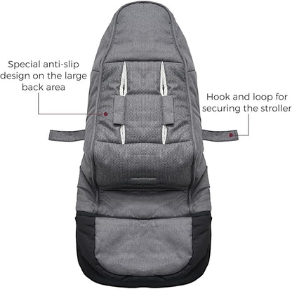 Momcozy Stroller Footmuff | Universal, Weather-Proof, Warm Stroller Bunting Bag - Image 7