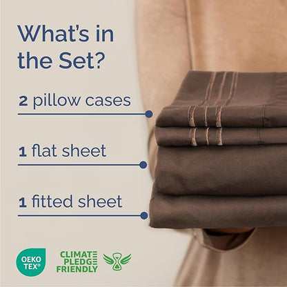 Cal King Size 4 Piece Sheet Set - Image 2