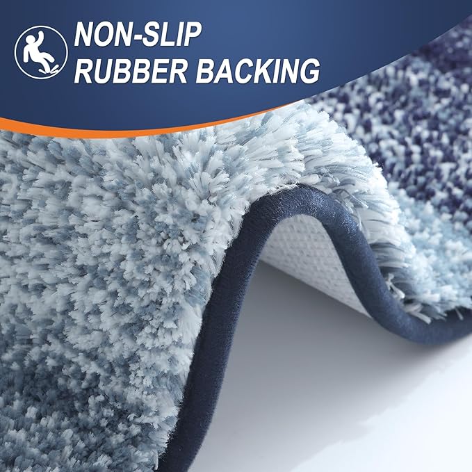 OLANLY Bathroom Rugs Mat 30x20, Extra Soft Absorbent Microfiber Bath Rugs - Image 5