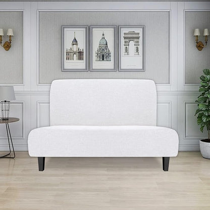Easy-Going Stretch Futon Slipcover Armless Futon Bed Cover Furniture Protector - Image 2