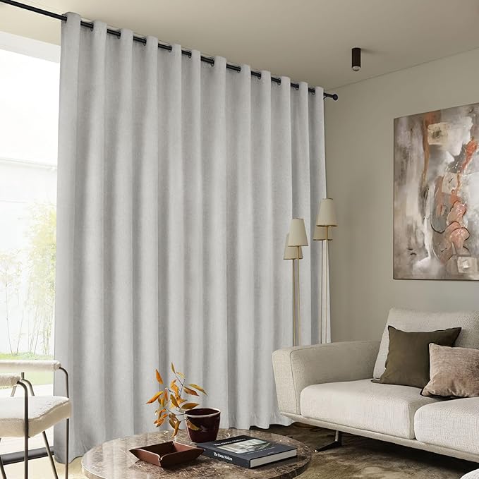 Macochico Custom Made 100% Blackout Chenille Curtains Grommet Top Luxury - Image 2