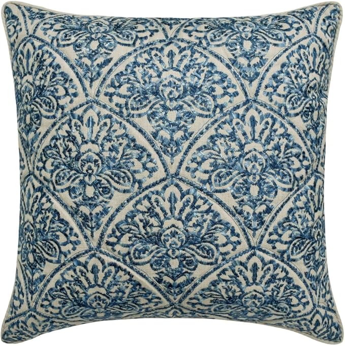The HomeCentric King/Queen/Twin Blue Decorative Queen 74"x18" Bed Runner - Image 4