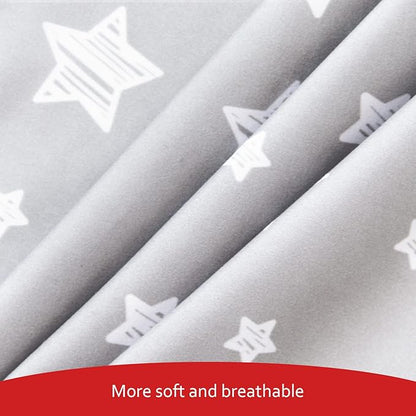 Bassinet Sheets & Waterproof Bassinet Mattress Pad Protector 4 Pack Set - Image 6