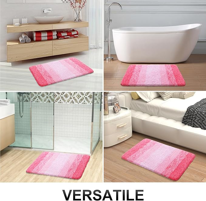 OLANLY Bathroom Runner Rugs 59x20, Extra Soft Absorbent Microfiber Bath Rugs - Image 6
