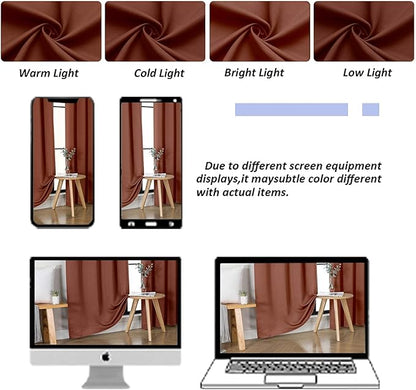 Gwine Short Curtains 30 Inch Length, Light Filtering Small Kitchen Window - Image 7