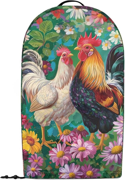 Rooster Flower Blender Dust Cover Stand Mixer or Coffee Maker Appliance Covers - Image 2