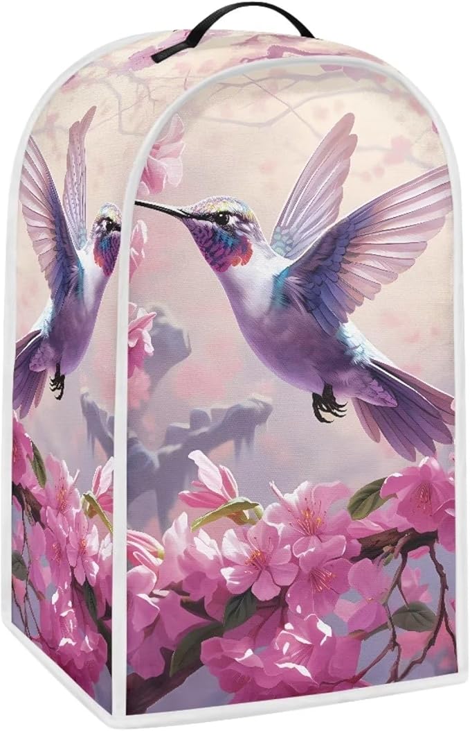 Talayituse Hummingbird Cherry Blossom Blender Dust Cover - Image 2