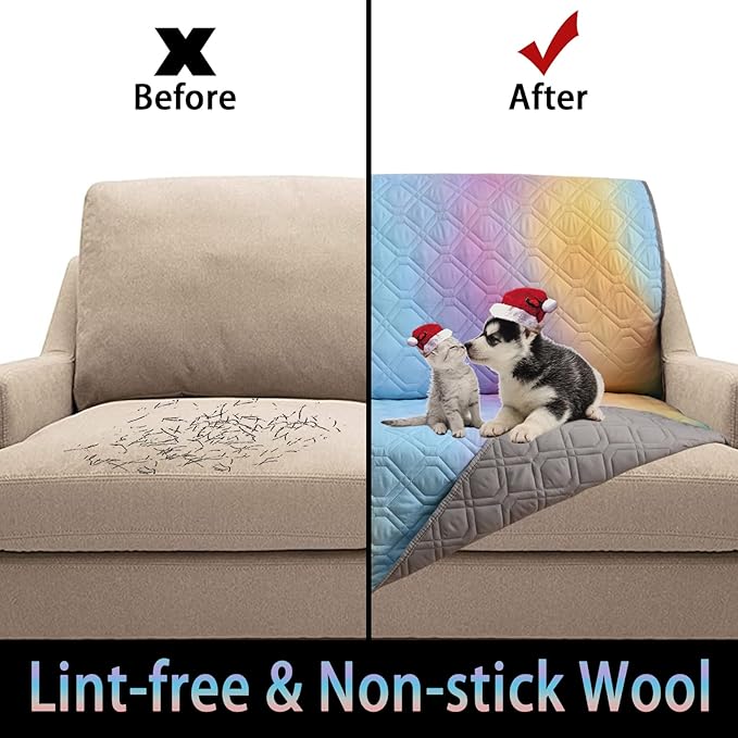 100% Waterproof Dog Bed Cover 120x82 inch Reversible Changing Pad Reusable - Image 4