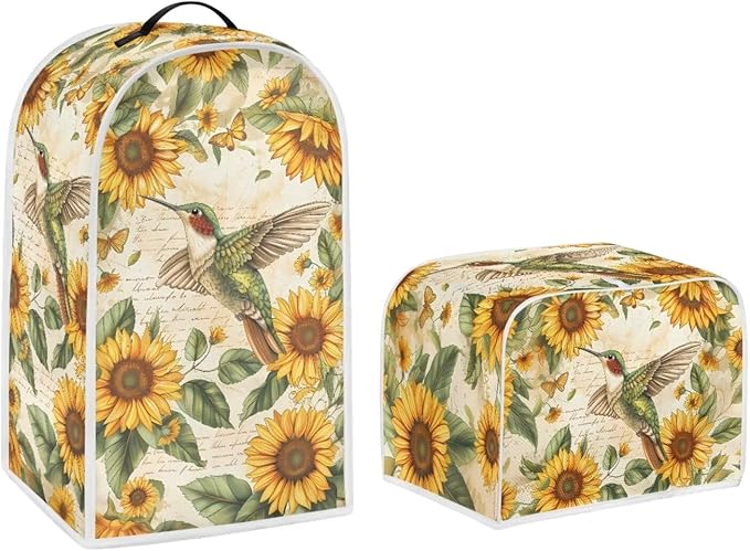 Hummingbird Blender Dust Cover & Bread Maker Toaster Cover by Pointodoor