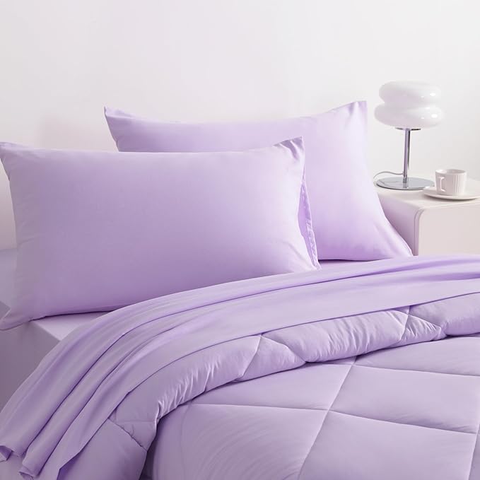 NTBAY Twin Comforter Set with Sheets, 5 Pieces Soft and Breathable Twin Bedding - Image 6