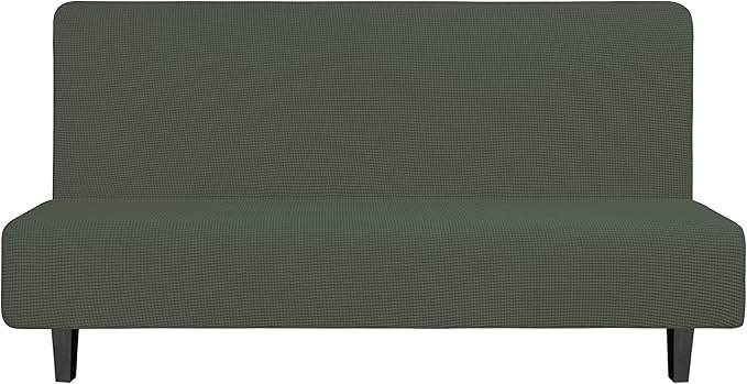 Easy-Going Stretch Futon Slipcover Armless Futon Bed Cover Furniture Protector by Easy-Going