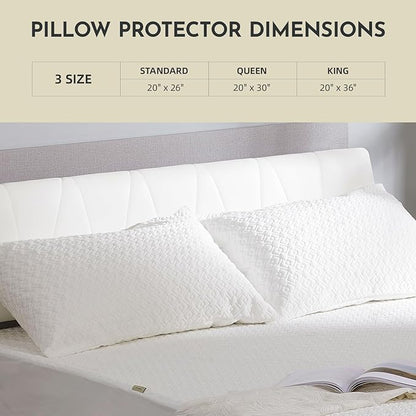 CoolShields Pillow Protector Standard – Waterproof Zippered Pillow Covers - Image 4
