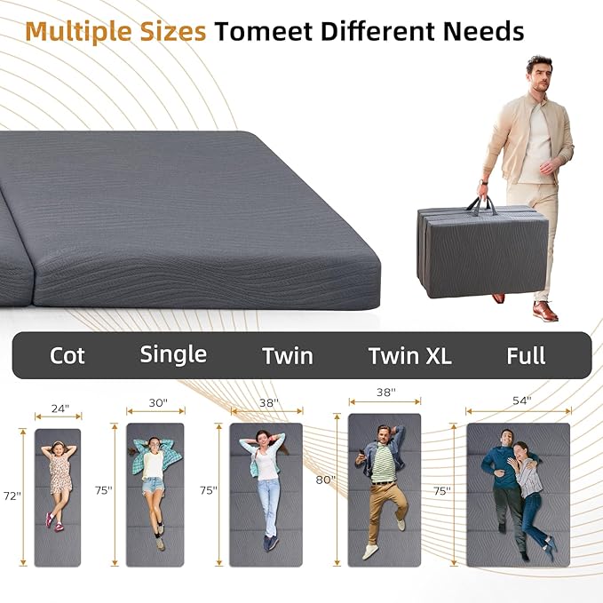 Foldable Memory Foam Mattress - Image 6