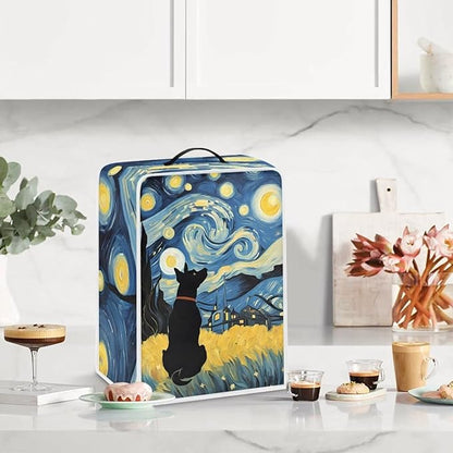 Coffee Maker Covers With Top Handle Folding Coffee Machine Dust Covers - Image 3