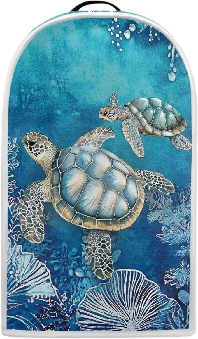 Talayituse Turtle Water Plants Print Blender Dust Cover, Fingerprint Protection by Talayituse