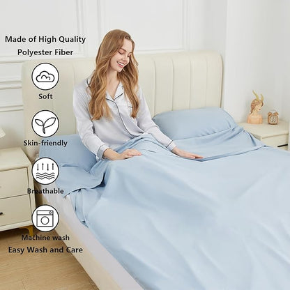 Sleeping Bag Liner Camping Adult Sleep Sack Lightweight Travel Sheet - Image 3
