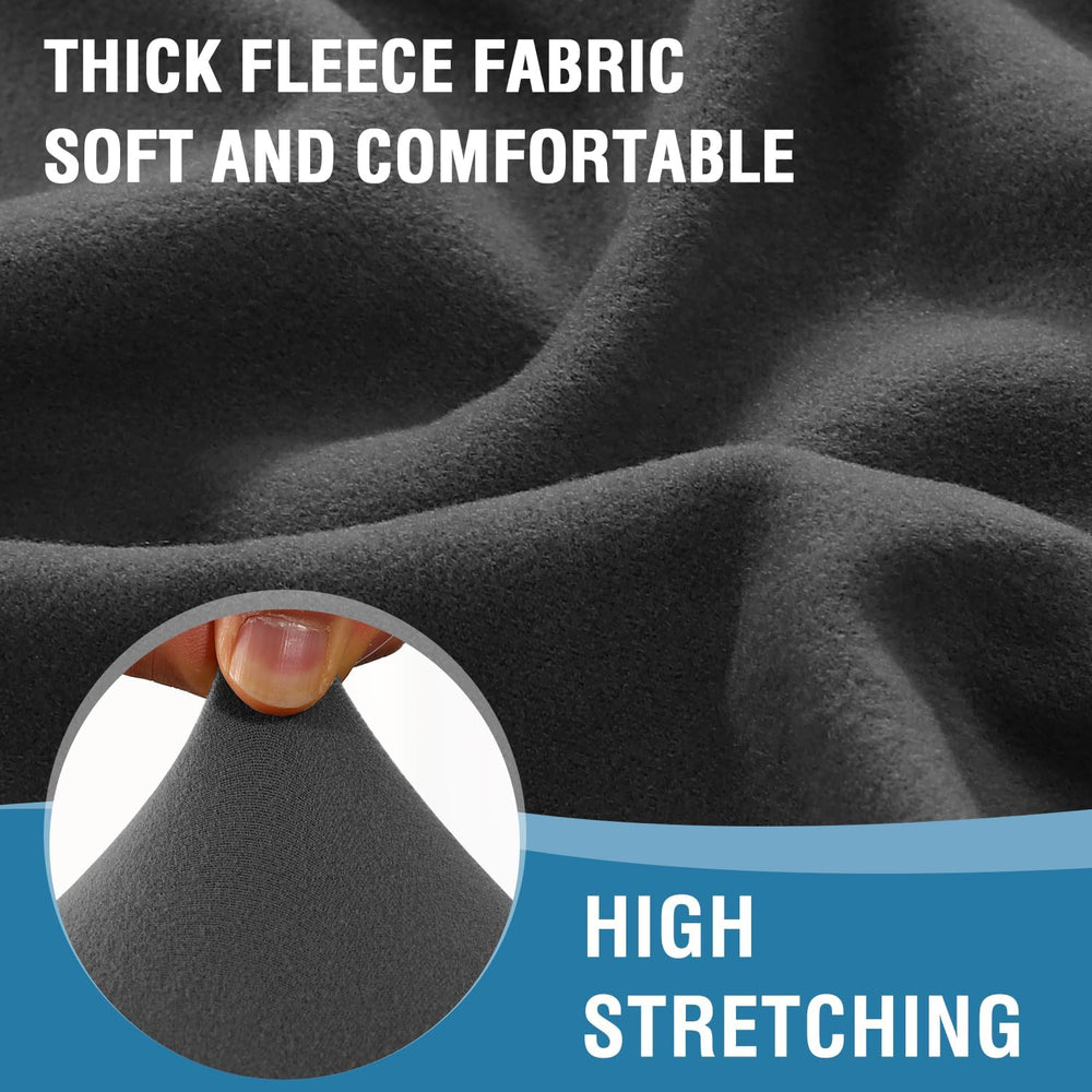 H.VERSAILTEX Fleece Accent Chair Cover Couch Cushion Covers 2 Piece Armchair ...